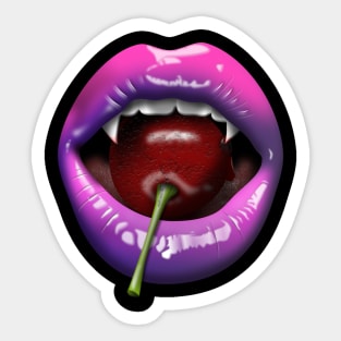 Vampire Lips Sticker